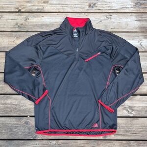 Adidas Black And Red Active Jacket